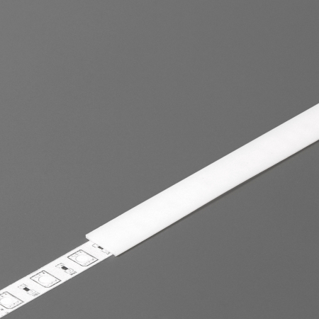 Dispersor opal A Slide din PP pentru profil aluminiu banda LED lungime 2m [0]