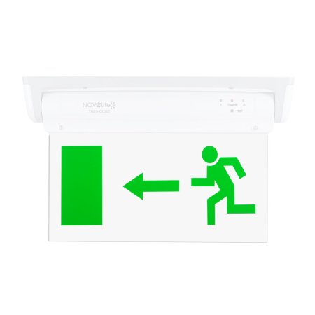 Emergenta - Display directional stanga dreapta alb pentru corp de iluminat de urgenta Verso 2