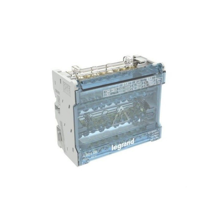 Protectie - Distribuitor modular 4 poli 125A pentru sina DIN cu capac transparent