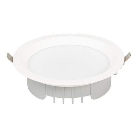 Surse de iluminat - Downlight LED fix alb pentru montaj incastrat in tavan cu lumina neutra