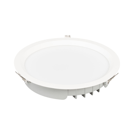 Downlight LED fix alb 40W cu lumina neutra 4000K pentru montaj incastrat in tavan [0]