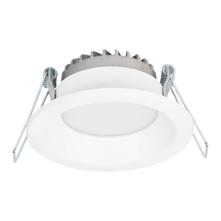 Downlight LED rotund compact alb 6W 4000K IP44 pentru montaj incastrat [0]