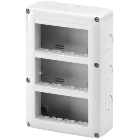 Doze - Doza aparat aparenta verticala cu 12 module si protectie IP40