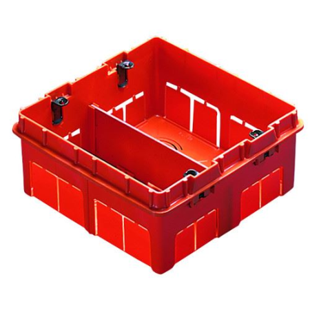 Trasee electrice - Doza aparat incastrata pentru 8 module cu dimensiuni 131x129x53 mm