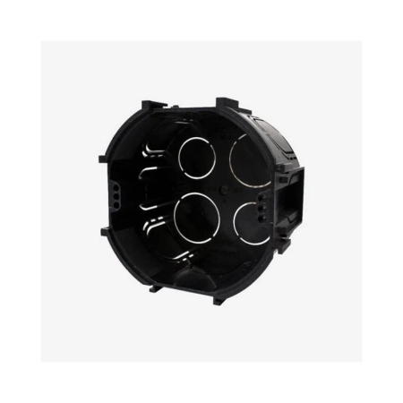 Doze - Doza rotunda de aparataj pentru montaj incastrat in zidarie, 75x45 mm, neagra