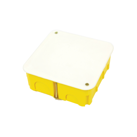 Doze derivatie - Doza de derivatie patrata pentru gips carton 105x105x45 mm cu capac