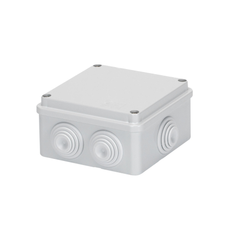 Doza de derivatie gri IP55 pentru montaj aparent cu dimensiuni 100x100x50 mm [1]