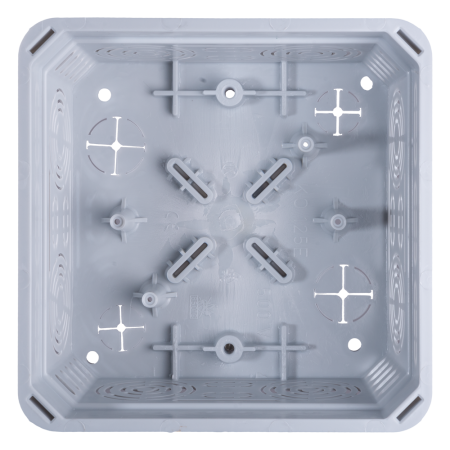 Doze derivatie - Doza de derivatie incastrata din PVC gri cu capac pentru instalatii electrice