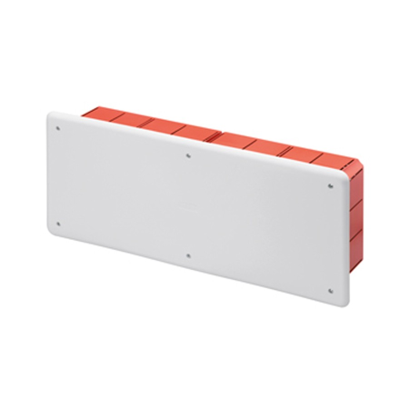 Doze derivatie - Doza de derivatie incastrata pentru zidarie cu sina DIN integrata si capac alb 392 x 152 x 75 mm