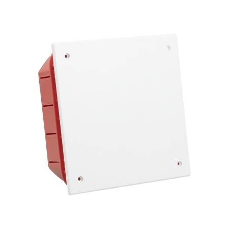 Doze derivatie - Doza de derivatie incastrata rosie Ultra H 160x160x65 mm