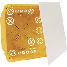Doze derivatie - Doza de derivatie din PVC cu capac pentru pereti cu gol 155 x 155 x 64 mm