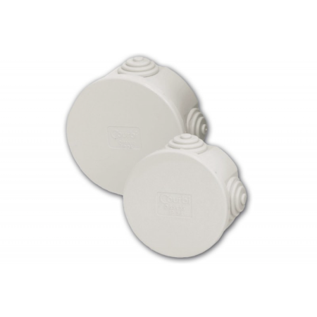 Doze - Doza etansa de derivatie rotunda gri 80x40 mm IP54 pentru montaj aparent