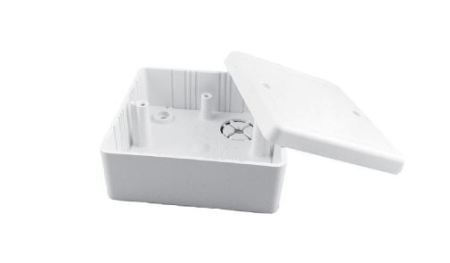 Doze - Doza de legatura patrata alba 80x80x40 mm pentru pat PVC