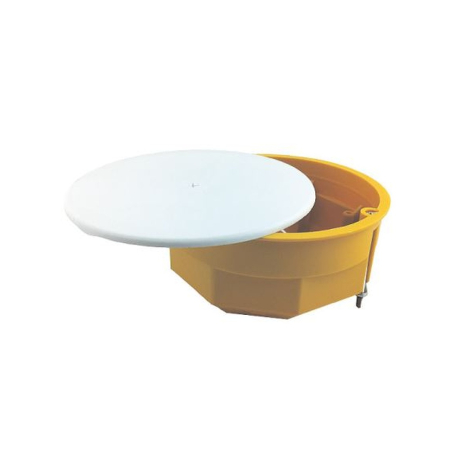 Doze derivatie - Doza rotunda de legatura cu capac pentru incastrare diametru 100 mm