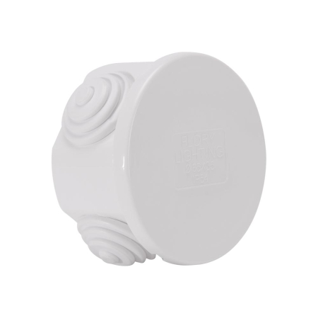 Doze - Doza de legatura gri rotunda pentru montaj aparent cu protectie IP54 65 x 35 mm