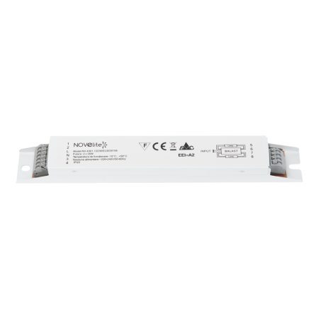 Surse de iluminat - Droser electronic pentru doua tuburi fluorescente T8 de 36W