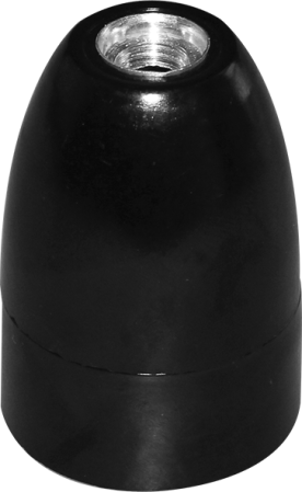 Corpuri iluminat interior - Dulie neagra din bachelita si ceramica cu soclu E27
