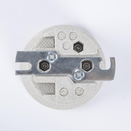 Surse de iluminat - Dulie ceramica alba cu soclu E40 pentru corpuri de iluminat
