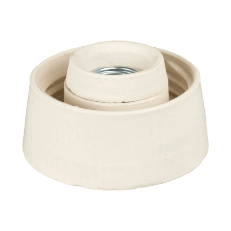 Surse de iluminat - Dulie dreapta ceramica alba pentru glob de iluminat
