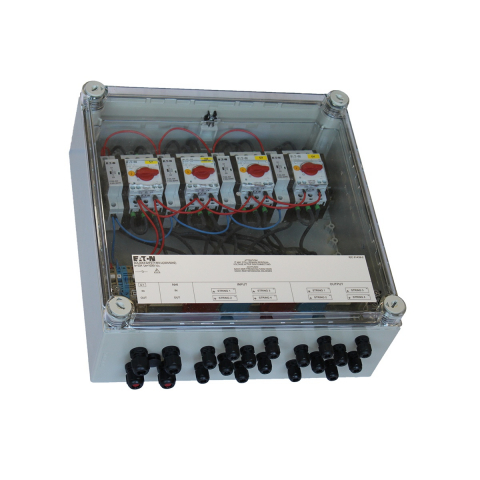 Tablouri sigurante echipat DC/AC - Comutator de urgenta, pentru pompieri  SOL30X4-SAFETY-MY-U