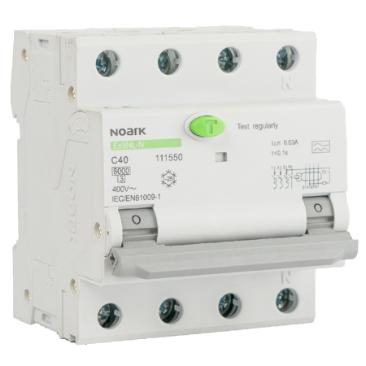 Intrerupatoare automate diferentiale - Noark Ex9NL-N 3P+N C25 30mA | RCBO Trifazat 25A Curba C