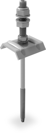 Structura - Fixare solara SolidRail 8x155 50 cu calota pentru tabla trapezoidala