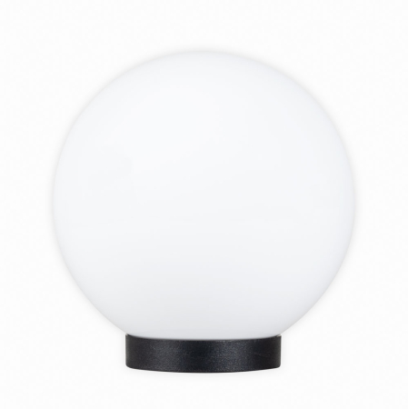 Surse de iluminat - Glob decorativ alb cu negru pentru iluminat gradina cu dulie E27 si protectie IP44