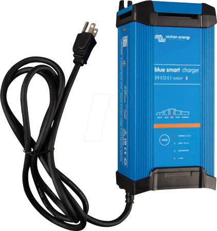 Invertoare Hibrid - Off Grid - Incarcator baterii Blue Smart IP22 24V 12A 230V cu o iesire