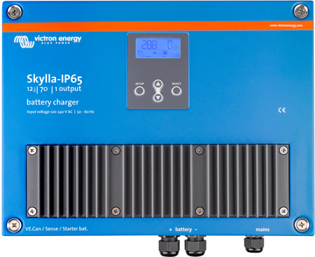 Invertoare - Incarcator baterii Skylla IP65 12V 70A cu o iesire principala si iesire pentru bateria de pornire