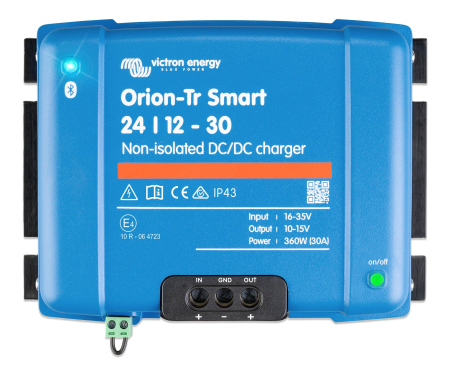 MPPT - Incarcator DC DC Orion Tr Smart 24 12 30A 360W neizolat