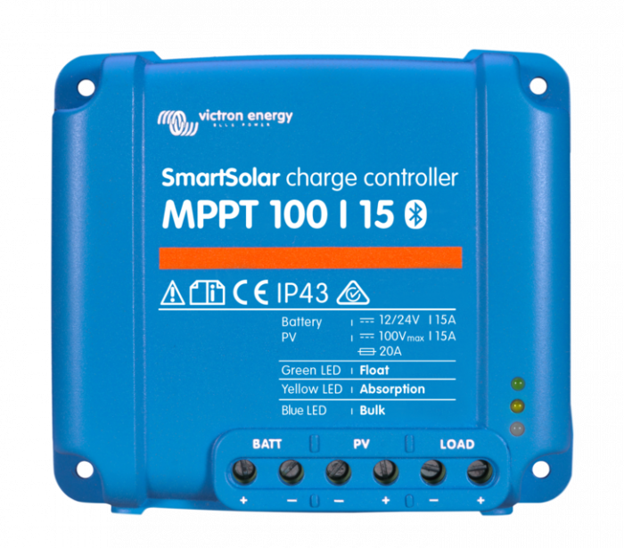 Incarcator solar 12V 24V 15A Victron Energy SmartSolar MPPT 100/15