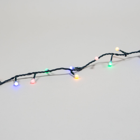 Iluminat festiv - Instalatie decorativa Bubbles cu 200 LED uri multicolore si lungime de 10 m pentru interior