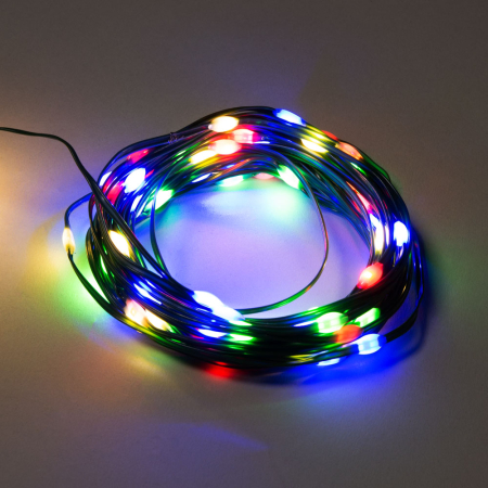 Iluminat festiv - Instalatie luminoasa decorativa cu 150 LED uri multicolore 15 m IP44 si timer