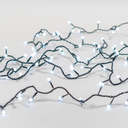 Iluminat festiv - Instalatie luminoasa Bubbles cu 100 LED uri alb rece pentru interior