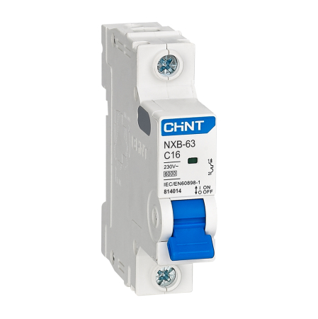 Protectie - Intrerupator automat modular 1P 16A 6kA curba C pentru sina DIN