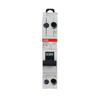 Intrerupator automat modular 16A 1P+N curba B 4.5 kA pentru sina DIN [0]