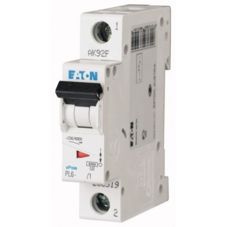 Intrerupator automat modular unipolar 63 A curba C 6 kA pentru tablou electric [0]