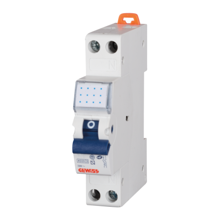 Protectie - Intrerupator automat compact 1P+N 32 A curba C 4.5 kA 1 modul pentru tablou electric
