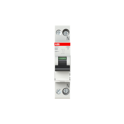 Intrerupator automat modular 1P N 40A curba B 4.5kA pentru sina DIN [0]