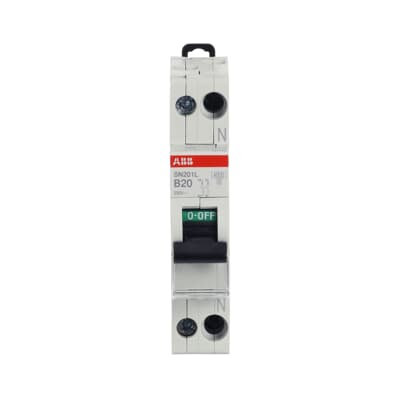 Protectie - Intrerupator automat modular 20 A 1P+N curba B pentru tablou electric