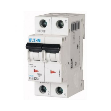 Protectie - Intrerupator automat bipolar 20 A cu curba C si capacitate de rupere 4.5 kA