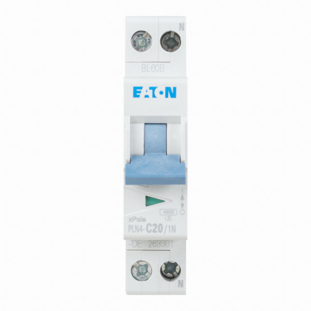 Protectie - Intrerupator automat modular 1P+N 20 A curba C 4.5 kA pentru sina DIN