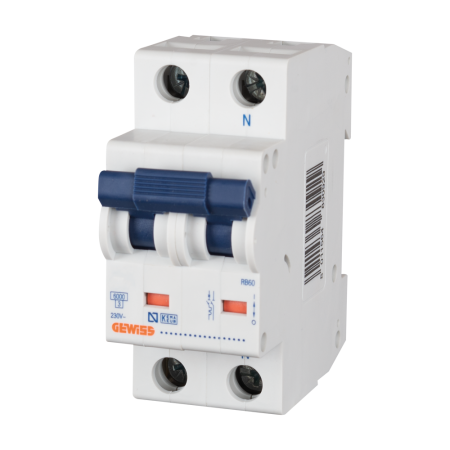 Protectie - Intrerupator automat magnetotermic 25 A 2 poli curba C 6 kA 2 module