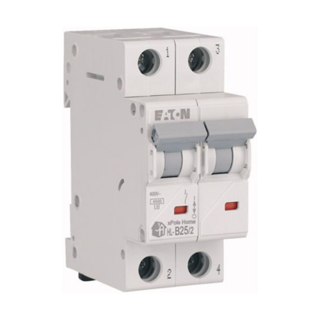 Protectie - Intrerupator automat modular 2P 25A curba B 4,5 kA pentru sina DIN