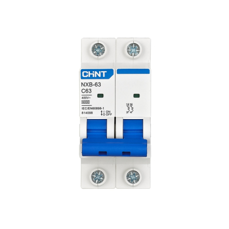 Intrerupator automat magnetotermic bipolar 6A curba C 6kA pentru sina DIN [1]