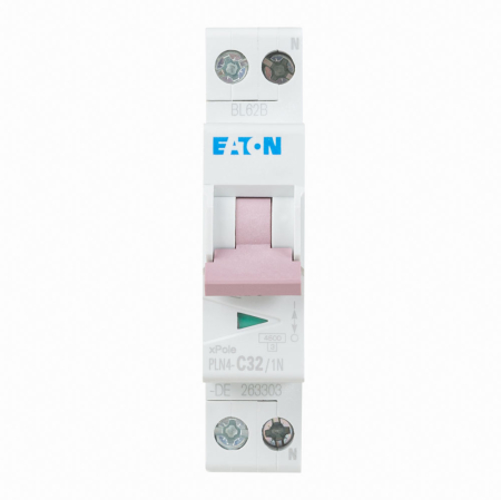 Protectie - Intrerupator automat modular 1P+N 32 A curba C 4.5 kA pentru sina DIN
