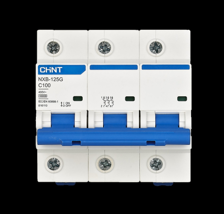 Protectie - Intrerupator automat tripolar 100A 10kA curba C pentru sina DIN