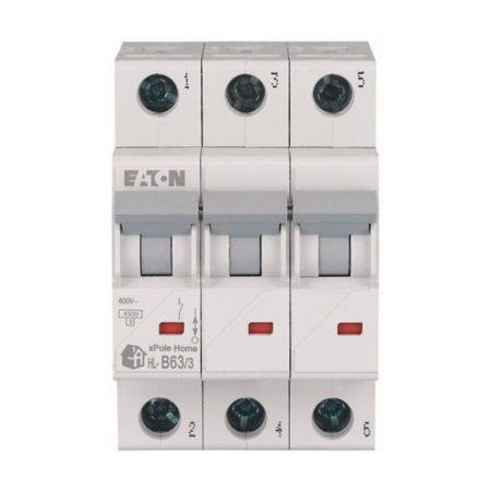 Protectie - Intrerupator automat modular tripolar 63 A curba B pentru tablou electric