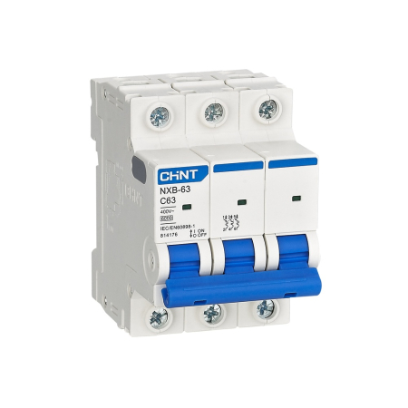 Protectie - Intrerupator automat modular tripolar 10A curba C 6kA pentru sina DIN