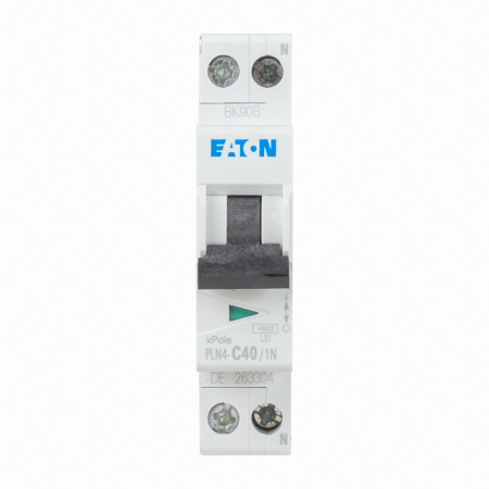 Protectie - Intrerupator automat modular 40 A 1P plus N curba C 4.5 kA pentru sina DIN